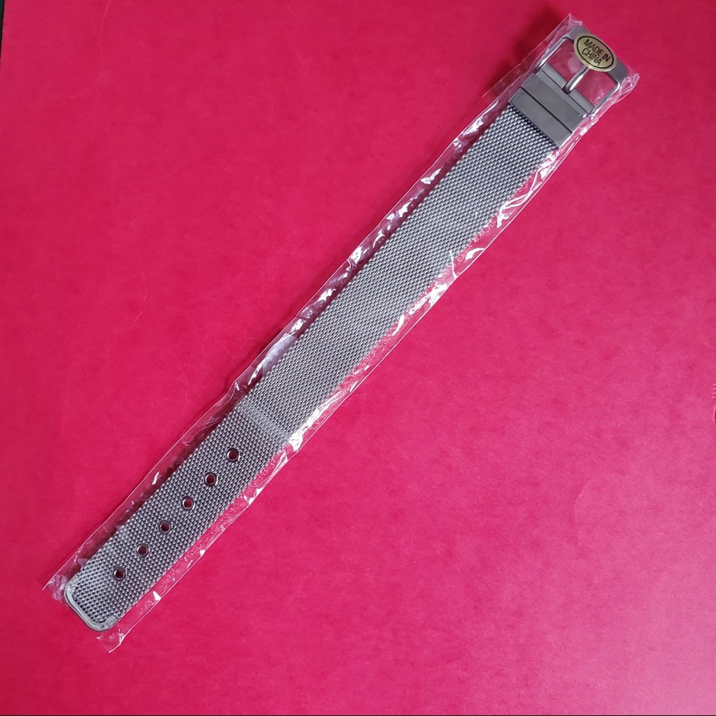 Hypoallergenic Stainless Steel Nato 18mm Mesh Watch Band Bracelet